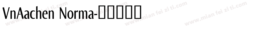 VnAachen Norma字体转换